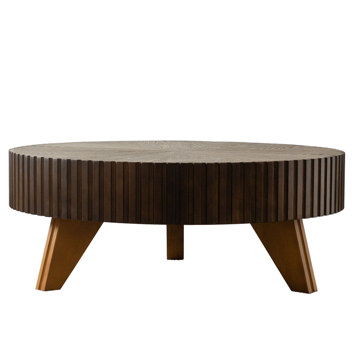 Round Retro Coffee With Solid Wood Legs, photo 2 of 24