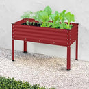 Best Choice Products 48x24x30in Galvanized Raised Garden Bed, Metal Elevated Planter Box, Vegetable Garden for Backyard, Patio, Balcony - Royal Red by GreenHaven Gardens
