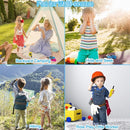 Walkie Talkies for Kids 3 Miles Long Range, 22 Channels Walkie Talkie with Clear Sound & Automatic Squelch, Kids Walkie Talkies, Outdoor Camping Toys for Boys and Girls (Blue Pink Yellow) by TinyTreasures Baby Boutique