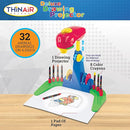 Drawing Projector for Kids 3 & Up | Preschool Tracing Projector Kit Includes 32 Animal Drawings on 4 Sturdy Discs, 8 Crayons & 1 Pad of Drawing Paper for Fun Play-Based Learning by TinyTreasures Baby Boutique