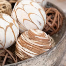 ANDALUCA Decorative Balls Bag Bowl Filler Home Decor (Beige) by CozyNest Decor