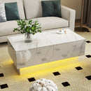 Coffee Table with Sliding Tabletop and Hidden Storage by HouseOfZazla