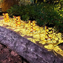 Butterfly Solar Gardening Gifts Lanterns Decorative Outdoor, Flower Pattern Solar Hanging Lights Waterproof, Garden Decor for Women Mom Grandma, Yard Gifts for Patio, Pathway, Landscape by GreenHaven Gardens