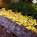 4 Pack Butterfly Solar Lanterns Outdoor Hanging Lantern Lights, Flower Pattern Waterproof LED Garden Decorative Light for Patio Yard Pathway Lawn Front Porch Tree by GreenHaven Gardens