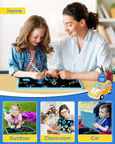 TEKFUN LCD Writing Tablet Doodle Board, 16 Inch Colorful Drawing Tablet Writing Pad, Toddler Toys for 3 4 5 6 7 8 9 Year Old Girls Boys Teen Adults, Birthday Gifts for Kids (Blue) by TinyTreasures Baby Boutique