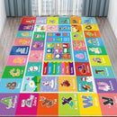 Kids Rug for Playroom, Kids Baby Playmat with Alphabet, Month, Weather, Week and Shapes ABC Educational Rug, Play Mat Carpet for Bedroom Classroom (78.7X59 INCH, Weather) by TinyTreasures Baby Boutique