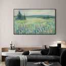 SIGNWIN 36"x60" Extra Large Framed Wall Art Wildflower Meadow Landscape Soft Pastel Nature Illustration for Home Living Room Bedroom Decor (Frame Assembly Required) by CozyNest Decor