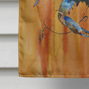 Male Blue Crab Spicy Hot House Flag 28x40 Porch Sleeve Pole Decorative Outside Yard Banner Artwork Wall Hanging, Polyester