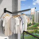 Wall Mounted Clothes Drying Rack, Collapsible Laundry Drying Rack, Retractable Foldable Drying Rack Clothing for Hanging Clothes by CozyNest Decor