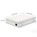14" Hybrid Mattress with Memory Foam & Pocket Springs for Pressure Relief by HouseOfZazla