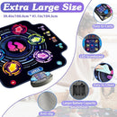 【Upgraded】KIZJORYA Dance Mat for Kids, Electronic Light-up Dance Pad with Wireless Bluetooth 5 Speeds 9 Levels, Dancing Mat for Toddlers Music Game Dance Toy for Girls Boys 3 4 5 6 7 8 9 10+ Year Old by TinyTreasures Baby Boutique