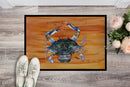 Male Blue Crab Spicy Hot Doormat Indoor Outdoor 24H X 36W Front Door Mat Rugs for Entryway, Non Slip Washable Low Pile,