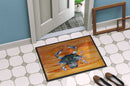 Male Blue Crab Spicy Hot Doormat Indoor Outdoor 24H X 36W Front Door Mat Rugs for Entryway, Non Slip Washable Low Pile,
