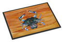 Male Blue Crab Spicy Hot Doormat Indoor Outdoor 24H X 36W Front Door Mat Rugs for Entryway, Non Slip Washable Low Pile,
