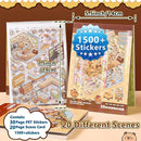 DIY 3D Sticker Scenes, 20 Sets (1500+) Cute Cartoon Stickers. Sticker Therapy. Create Your Own Mini Worlds. Perfect for Party Favors, Birthday Gifts for Adults & Kids by TinyTreasures Baby Boutique