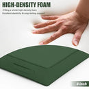 Patio Chair Cushions 19 X 19 X 4 Inch Waterproof Outdoor Seat Cushions for Patio Furniture, Outdoor Sofa Couch Pads with Ties & Handle, Set of 2, Green by GreenHaven Gardens