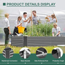 Land Guard 8×4×2 ft Galvanized Raised Garden Bed Kit, Galvanized Planter Raised Garden Boxes Outdoor, Large Metal Raised Garden Beds for Vegetables(Grey)… by GreenHaven Gardens