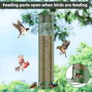 Lager Bird Feeder,Metal Squirrel Proof Bird Feeders for Outdoors Hanging 6.5LB Capacity,Easily Beat Squirrels,Attracting Finch,Cardinal,Chickadee by GreenHaven Gardens