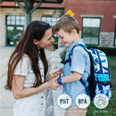 Wildkin ECO rPET 15-inch Kids Backpack – Sustainable, Padded, Adjustable – Sharks by TinyTreasures Baby Boutique