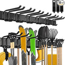 Garage Wall Organizer,12Pack Carries 600 lbs,Garden Tool Organizer 49.5in With Large Storage Space,Easy Assembly, Sturdy Design,for Efficient Tool Storage Garage Organization by GreenHaven Gardens