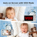 5'' Video Baby Monitor with Camera and Audio,36-Hrs Battery Life,HD Camera Remote Pan Tilt 3X Zoom,Long Range Baby Monitor No WiFi,Night Vision,Portable,2-Way Talk,VOX-Saving Power IPS Screen by TinyTreasures Baby Boutique