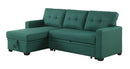 Upholstered Pull Out Sectional Sofa With Chaise by HouseOfZazla