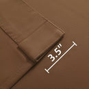 Joydeco Blackout Curtains 96 Inches Long for Bedroom, Thermal Insulated Black Out Curtains 2 Panels Set, Room Darkening Drapes for Living Room Window (W52 x L96 Inch, Brown) by TinyTreasures Baby Boutique