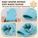 Baby Winter Mittens Toddler Stretch Knit Gloves Magic Warm Glove for Baby Boys Girls by TinyTreasures Baby Boutique