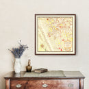 Vintage Map of Greenwich Village, New York 1934