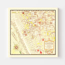 Vintage Map of Greenwich Village, New York 1934