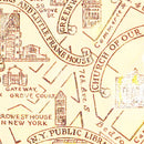 Vintage Map of Greenwich Village, New York 1934