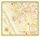 Vintage Map of Greenwich Village, New York 1934