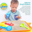Classic Sand and Play Sand for Sandbox, Table, Therapy, and Outdoor Use, 20 lb. Bag, Natural, Non-Toxic, Wet Castle Building for Creativity and Stimulates Sensory Skills by GreenHaven Gardens