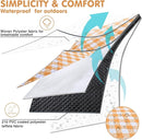 HX&OD Outdoor Picnic Blanket, Extra Large, 80''x60'' Waterproof Foldable Blankets Gingham Picnic Mat for Beach, Camping Grass Lawn Park Accessories Cute Couple Ideas Wedding (Yellow, 80”x60”) by TinyTreasures Baby Boutique
