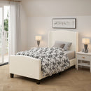 Platform Bed Frame With Tall Headboard And High Footboard by HouseOfZazla
