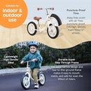 Retrospec Cub Toddler 12" Balance Bike, 18 Months - 3 Years Old, No Pedal Beginner Kids Bicycle for Girls & Boys, Flat-Free Tires, Adjustable Seat, & Durable Frame by TinyTreasures Baby Boutique