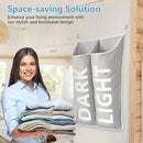 Hanging Laundry Hamper Bag XL 40x22", Space Saving over the Door Storage Bags, Behind the Door Hampers for Dirty Clothes & Wall Mounted Basket for Bathroom, Organizer for Small Room Spaces RV by CozyNest Decor