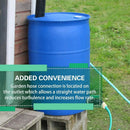 Plastics Rain Barrel Spigot, High Flow Valve Core, Large Flow Water Tank Faucet,3/4 NPS Inlet x 3/4 GHT Outlet Bulkhead Valve for Outdoor Plastic Bucket rainwater Drum Container Downspout Collector in by GreenHaven Gardens