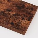 Heimlove 12 Inch Deep Floating Shelves, 12 x 12 inches Long Wall Shelf, Large Extra Display Shelf & Storage Shelf, Rustic Wood Wall Shelves for Fireplace Mantel, Brown - 2Pack by CozyNest Decor