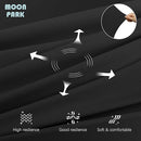 MOON PARK Pregnancy Pillows for Sleeping - U Shaped Full Body Maternity Pillow with Removable Cover - Support for Back, Legs, Belly, HIPS - 57 Inch - Black - Cooling Cover by TinyTreasures Baby Boutique