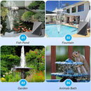 POPOSOAP 25W Solar Water Fountain Pump, Solar Water Pump with Flow Adjustable, Solar Pond Pump Pump with Dry-Run Protection & Diverter Valve for Ponds, Garden, Fish Tank, Waterfall, Hydroponics by GreenHaven Gardens