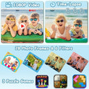 Agoigo Kids Waterproof Camera - Children Underwater HD Video Digital Camcorder, Portable Travel Toy for Toddler - Ideal Christmas Birthday Gifts for Boys Girls Age 3-12 with 32GB Card (Blue) by TinyTreasures Baby Boutique