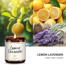 Auelife Scented Candle for Home | Lemon Lavender Candle | Aromatherapy Candles - Soy Candles for Home Scented, Gifts for Women Men, Lemon Fragrance -7oz, Single-Wick by CozyNest Decor