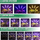 LED Grow Lights for Indoor Plants with 15-60 inches Adjustable Tripod Stand Plant Light with 4/8/12H Timer with Remote Control… by GreenHaven Gardens