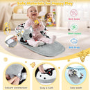 URMYWO Tummy Time Mat - 4 in 1 Cozy Tummy Time & Seated Support Pillow, Tummy Time Pillow for Newborn 0-12 Months, Infant Baby Sit Me Up Floor Seat Early Sensory Development Gifts Tummy Time Play Toys by TinyTreasures Baby Boutique