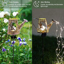 YJFWAL Solar Watering Can with Warm White LED Lights Outdoor Waterproof Fairy Garden Decor for Pathway, Yard, Lawn, Patio Perfect Decorations Gardening Gifts, Birthday Present for Women, Mom, Grandma by GreenHaven Gardens