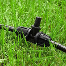 Upgraded Drip Irrigation Fittings for 1/4 inch Tubing to 6mm Flat Mouth: 24 Pieces Lock Barbed Nozzle Tee Connectors for Connecting Micro Atomizing Nozzle for Garden Greenhouse Patio Misting