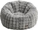 Hobestluk Bean Bag Chair Oversized Bean Bag Chair for Adults Donut-Shaped Large Bean Bag with Spacious Design for Living Room Bedroom or Reading Nook (Bubble Grey) by CozyNest Decor