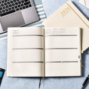 2026 Planner - JAN 2026 - DEC 2026, Planner 2026, Weekly and Monthly Planners, Leather Cover Planners with Thick Paper, Back Pocket with Notes Pages, Seashell Gold (8.5" x 11") by TinyTreasures Baby Boutique