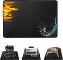 Heat Resistant Grill Mat, 15 x 18 inches Double-sided fireproof and waterproof BBQ protection mat Multi-Purpose for Grills Pizza Ovens Smokers Black by GreenHaven Gardens
